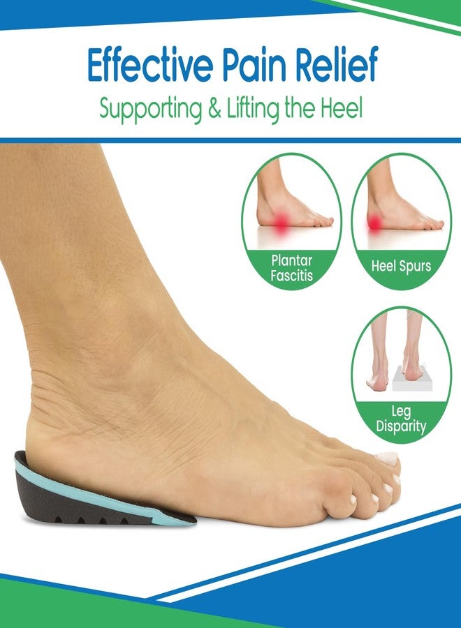 ViveSole Height Increase Insoles (Pair) - Heel Lifts for Men, Women, Leg Length Discrepancy - Plantar Fasciitis Relief Shoe Inserts - Orthopedic Cups for Foot Pain - Lightweight Gel Support - Image 2